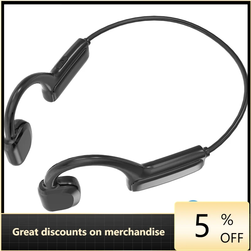 Bone Conduction Earphones Wireless Bluetooth Headphones Outdoor Sports Waterproof Stereo Earbuds Music Headset With Mic
Bone Conduction Earphones Wireless Bluetooth Headphones Outdoor Sports Waterproof Stereo Earbuds Music Headset With Mic