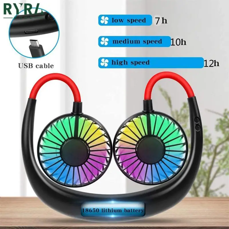 Hanging Neck Fan Sports Lazy Portable Mini Fan LED Light Emitting Folding 3-Speed Adjustable USB Rechargeable Hanging Neck Fans
Hanging Neck Fan Sports Lazy Portable Mini Fan LED Light Emitting Folding 3-Speed Adjustable USB Rechargeable Hanging Neck Fans