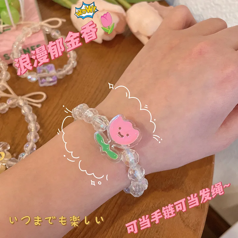 Cute Flowers Hair Band Sweet Hair Rope Ponytail Head Rope Girly Simplicity Hair Accessories Headdress
Cute Flowers Hair Band Sweet Hair Rope Ponytail Head Rope Girly Simplicity Hair Accessories Headdress