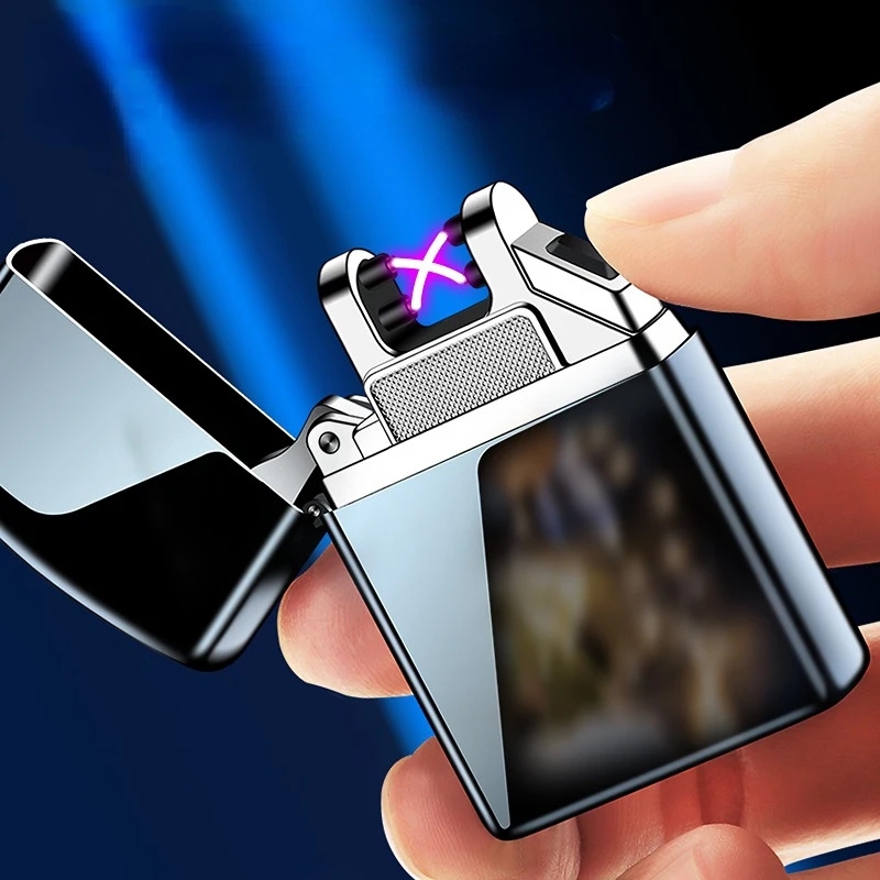 Charging Double Electric Arc Lighter USB Single Arc Metal Windproof Creative Lighter Men's Gift
Charging Double Electric Arc Lighter USB Single Arc Metal Windproof Creative Lighter Men's Gift
