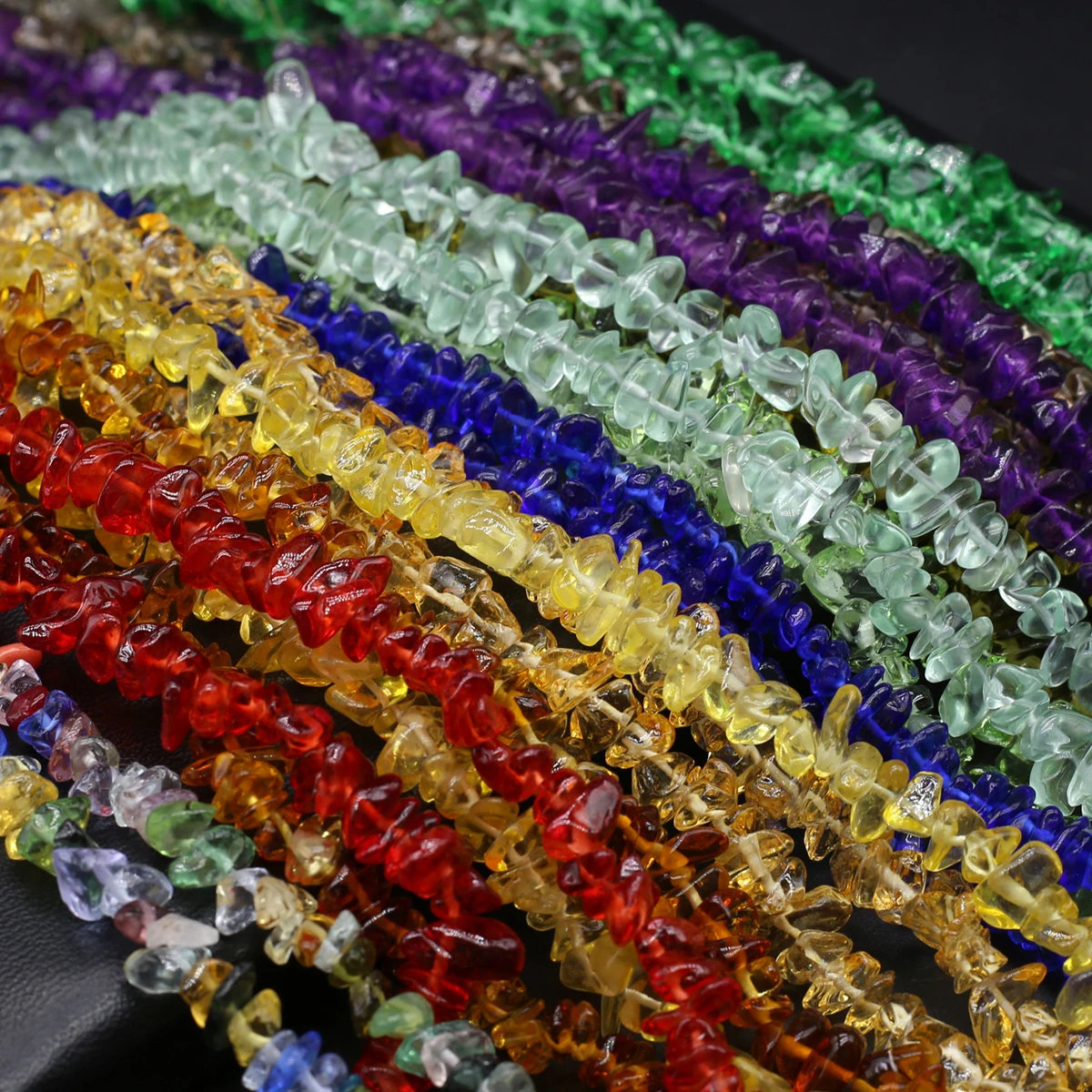 

Irregular Freeform Chip Gravel Stone Beads 80CM Natural Crystal Beads for Women Jewelry Making DIY Necklace Bracelet 7mm