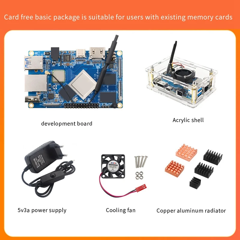 Top Deals For Orange Pi 4 LTS RK3399 4GB LPDDR4 Linux Development Board With Shell+Heat Sink+Cooling Fan+Power Adapter
Top Deals For Orange Pi 4 LTS RK3399 4GB LPDDR4 Linux Development Board With Shell+Heat Sink+Cooling Fan+Power Adapter