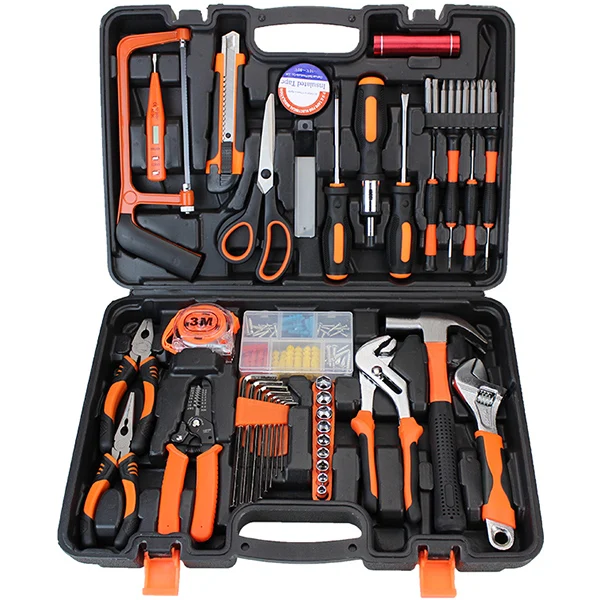 Hot Sale Multi-function Manual Hand Household Tool Box Hardware Tool Set Repairing Tools
Hot Sale Multi-function Manual Hand Household Tool Box Hardware Tool Set Repairing Tools