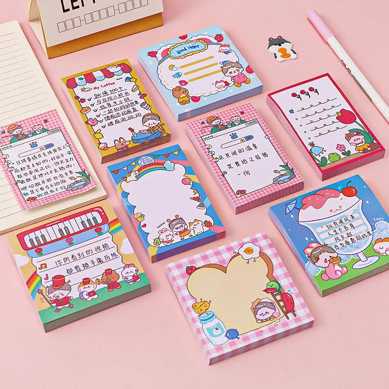 50 Sheets Ins Style Cute Cartoon Girls Stationery Memo Pads Sticky Note Kawaii Sticky Tabs Notepad Leave Message Office Supplies
50 Sheets Ins Style Cute Cartoon Girls Stationery Memo Pads Sticky Note Kawaii Sticky Tabs Notepad Leave Message Office Supplies