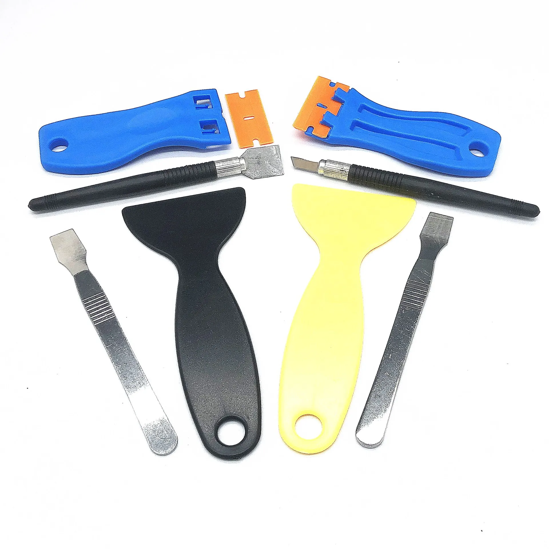 Tool Combination Plastic Stainless Steel Scrapers Carbon Fiber Pry Mobile Phone Repair Tool Glue Removal Film Shovel
Tool Combination Plastic Stainless Steel Scrapers Carbon Fiber Pry Mobile Phone Repair Tool Glue Removal Film Shovel