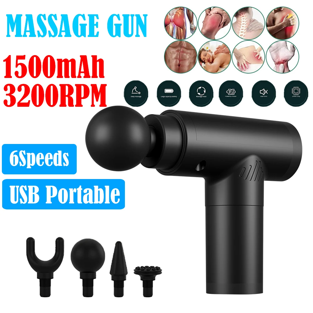 Mini Massage Gun Deep Tissue Massager Gun Muscle Vibration Tissue Relaxing Therapy Portable Quiet Muscle Massage Gun
Mini Massage Gun Deep Tissue Massager Gun Muscle Vibration Tissue Relaxing Therapy Portable Quiet Muscle Massage Gun