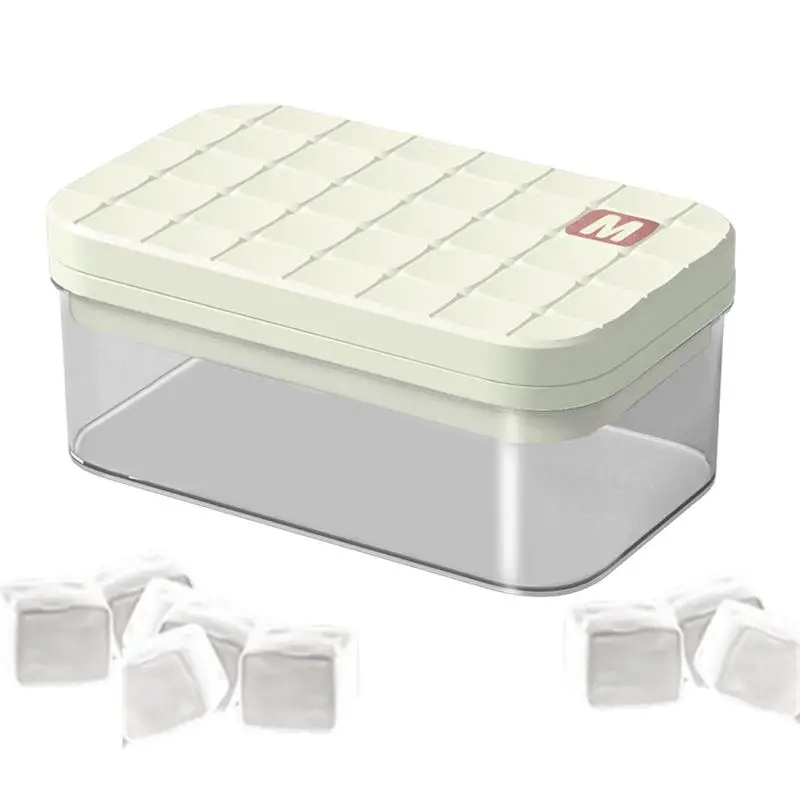 Ice Cube Tray With Lid And Bin Stackable Ice Cube Tray With Ice Container Reusable Ice Cube Mold With Ice Scoop Spill-Resistant
Ice Cube Tray With Lid And Bin Stackable Ice Cube Tray With Ice Container Reusable Ice Cube Mold With Ice Scoop Spill-Resistant