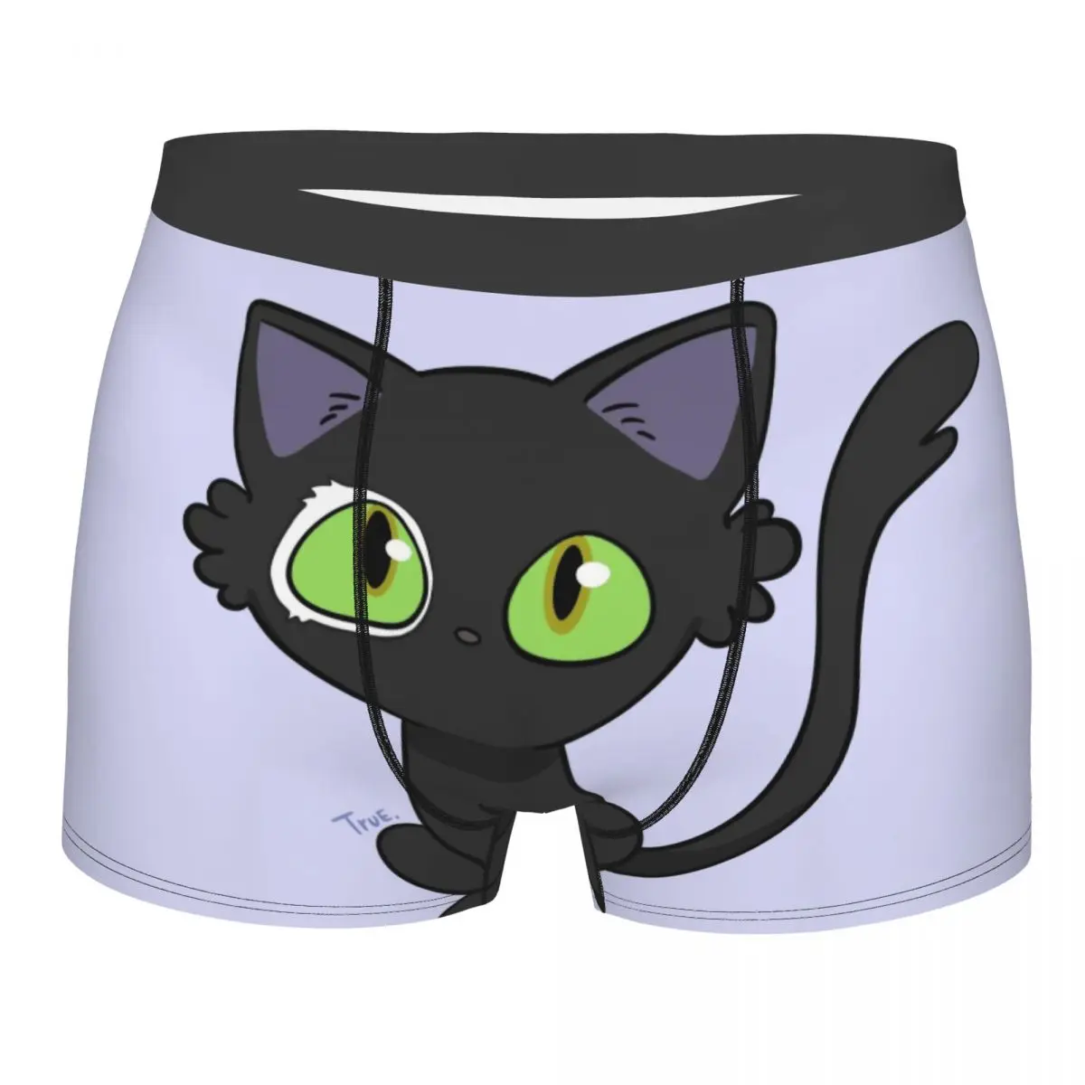 Трусы-боксеры мужские с принтом «маленький черный Кот»
Трусы-боксеры мужские с принтом «маленький черный Кот»