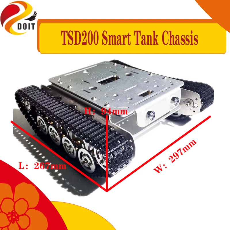 Умный робот-игрушка TSD200 4WD, амортизатор с дистанционным управлением, шасси автомобиля из алюминиевого сплава, с колесами, для самостоятельной сборки
Умный робот-игрушка TSD200 4WD, амортизатор с дистанционным управлением, шасси автомобиля из алюминиевого сплава, с колесами, для самостоятельной сборки