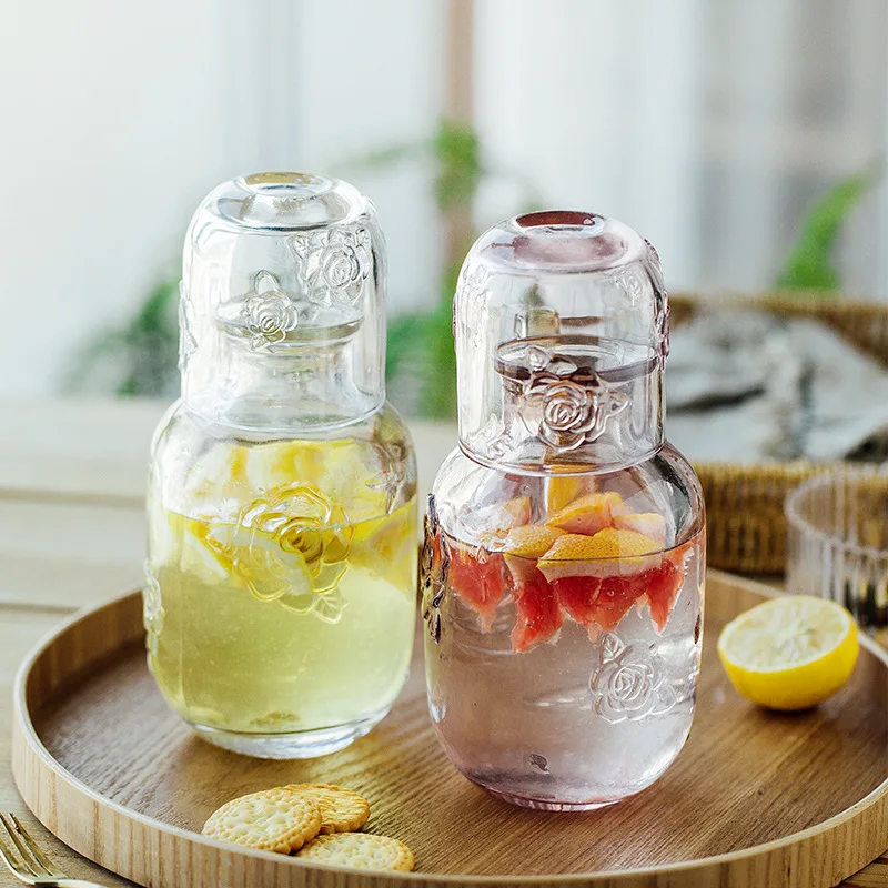 American Vintage Embossed Flower Pot Cup Large Capacity Glass Cool Water Bottle Household Juice Pot Cup Set
American Vintage Embossed Flower Pot Cup Large Capacity Glass Cool Water Bottle Household Juice Pot Cup Set