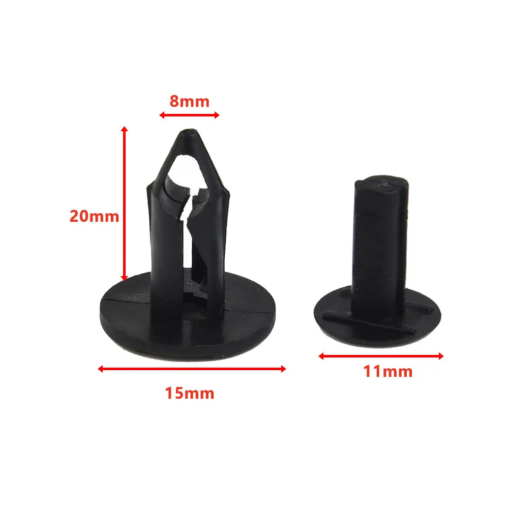 50Pcs 8mm ATV UTV Car Shield Push Pin Rivet Retainer Clip For Panel Assortment Replacement Push Pin Car Body Bumper Rivet Set
50Pcs 8mm ATV UTV Car Shield Push Pin Rivet Retainer Clip For Panel Assortment Replacement Push Pin Car Body Bumper Rivet Set