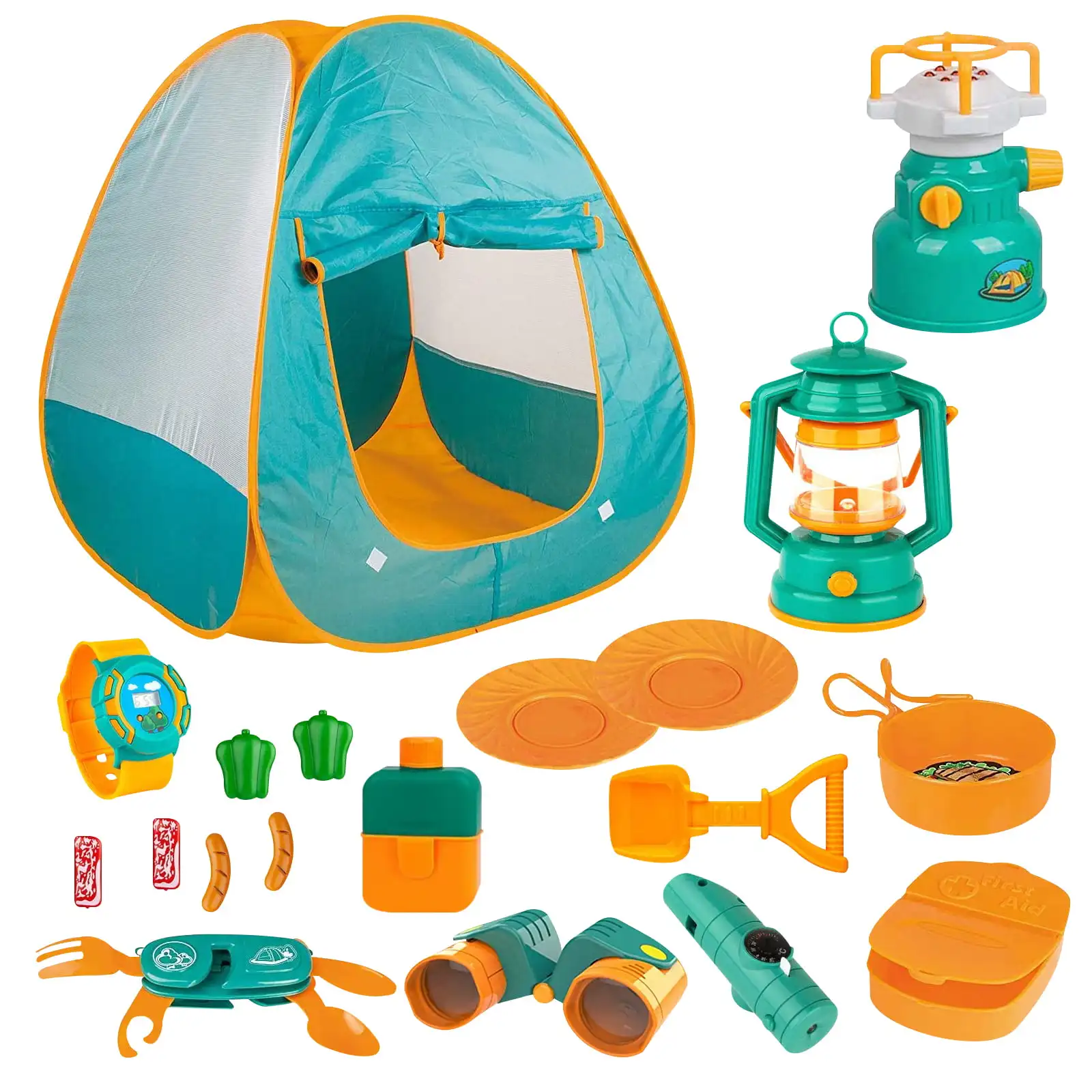 Kids Camping Tent Set, Pop Up Play Tent with Camping Gear Tools Indoor Outdoor Pretend Play Set with Telescope, Camping Tent, St
Kids Camping Tent Set, Pop Up Play Tent with Camping Gear Tools Indoor Outdoor Pretend Play Set with Telescope, Camping Tent, St