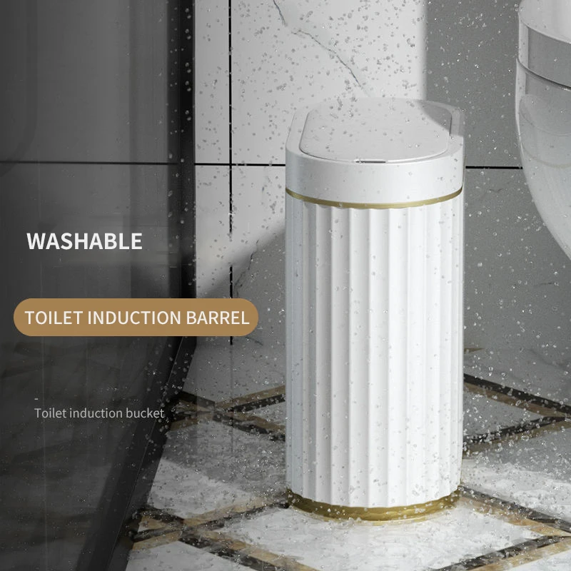 Narrow Smart Electronic Rubbish Trash Bin Big Trash Kitchen Bathroom Bin Automatic Home Luxury Sensor Can Waterproof Toilet
Narrow Smart Electronic Rubbish Trash Bin Big Trash Kitchen Bathroom Bin Automatic Home Luxury Sensor Can Waterproof Toilet