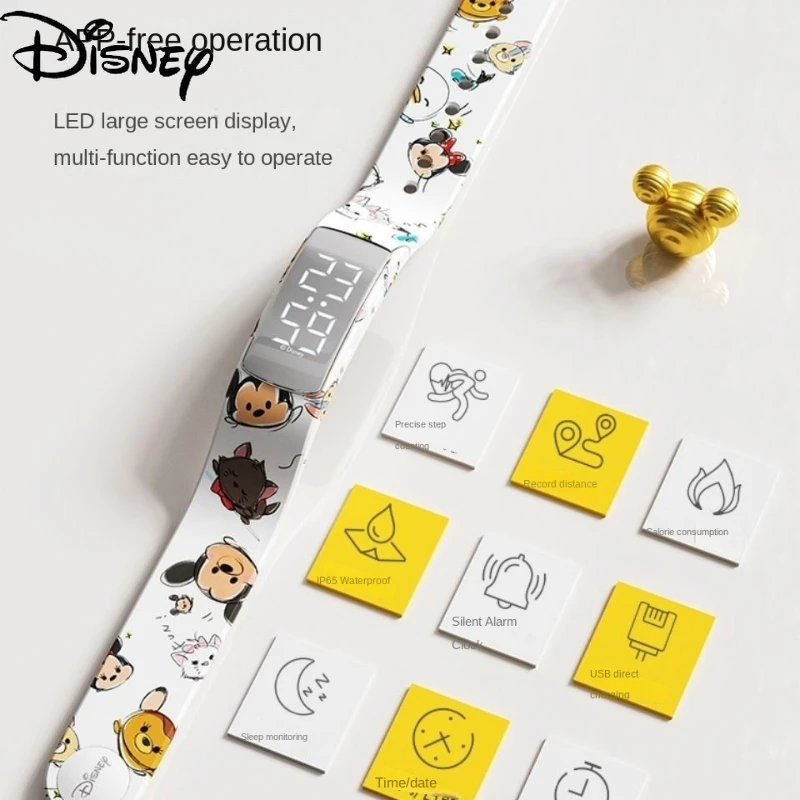 Disney Mickey Mouse Men's and Women's Waterproof Sports Multifunctional Simple Watch Student Smart Silicone Portable Bracelet
Disney Mickey Mouse Men's and Women's Waterproof Sports Multifunctional Simple Watch Student Smart Silicone Portable Bracelet
