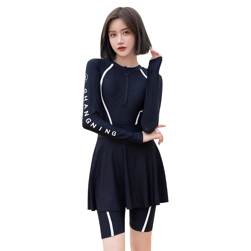 2022 Newest Women Sports Swimwear Long Sleeves Swimsuit Summer Surf Suit Laides Two Pieces Swimsuit Zipper Padded Beach Wear
2022 Newest Women Sports Swimwear Long Sleeves Swimsuit Summer Surf Suit Laides Two Pieces Swimsuit Zipper Padded Beach Wear