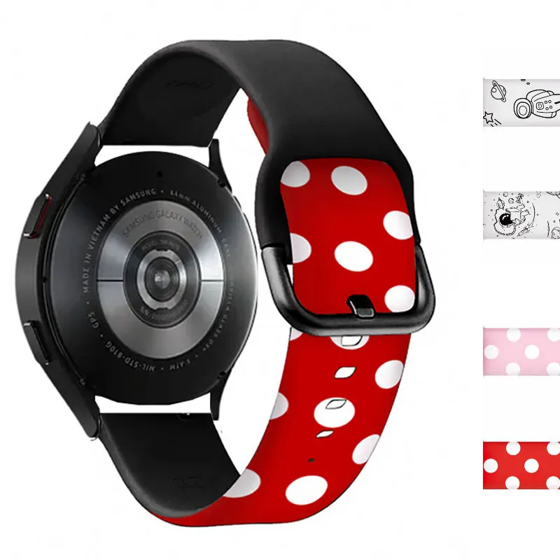 Printing Silicone Bracelet For Samsung Galaxy Watch 3 4 Strap Classic Gear S2 S3 Correa For Samsung Active 2 Band 20mm 22mm 
Printing Silicone Bracelet For Samsung Galaxy Watch 3 4 Strap Classic Gear S2 S3 Correa For Samsung Active 2 Band 20mm 22mm