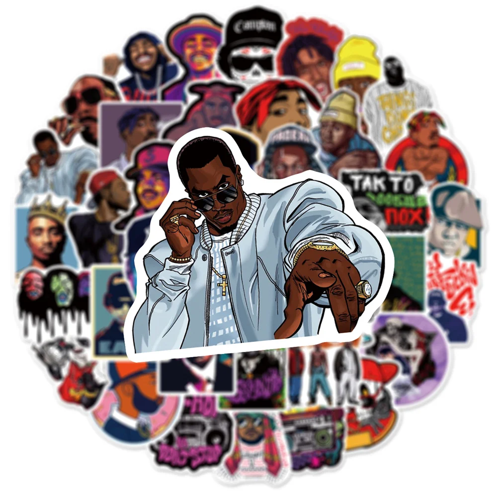 10/30/50pcs Personality Rap Singer Graffiti Stickers Decoration Luggage Laptop Ipad Guitar Skateboard Journal Stickers Wholesale
10/30/50pcs Personality Rap Singer Graffiti Stickers Decoration Luggage Laptop Ipad Guitar Skateboard Journal Stickers Wholesale