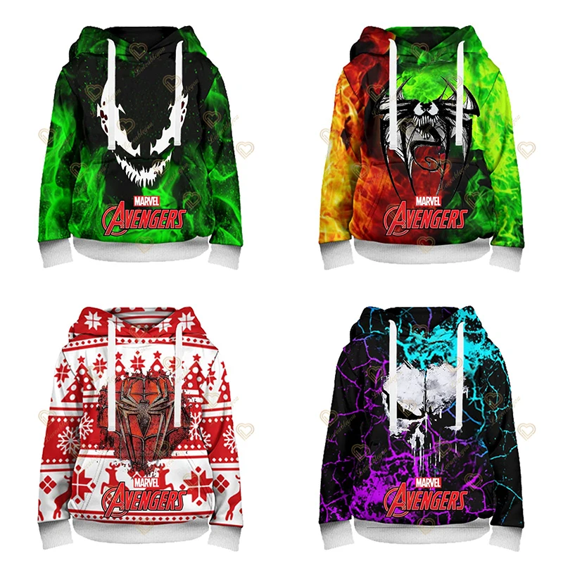 Boys Girls Cool Marvel Heroes Hoodie Cartoon Printed Sweatshirt Kids Clothes Spring Autumn Thin Coat Children Hooded Jacket
Boys Girls Cool Marvel Heroes Hoodie Cartoon Printed Sweatshirt Kids Clothes Spring Autumn Thin Coat Children Hooded Jacket