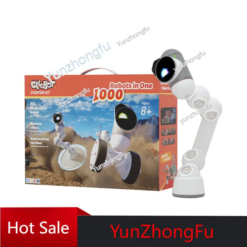 Christmas giftsIntelligent Programming Robot Toy Module Splicing Robot Children's Gift Starter Set
Christmas giftsIntelligent Programming Robot Toy Module Splicing Robot Children's Gift Starter Set
