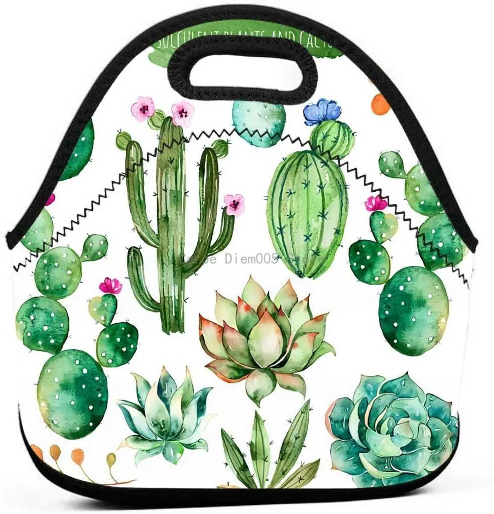 Watercolor Elements Succulent Plants Cactus Insulated Neoprene Lunch Bag Insulated Lunch Box Tote for Women Men Adult
Watercolor Elements Succulent Plants Cactus Insulated Neoprene Lunch Bag Insulated Lunch Box Tote for Women Men Adult