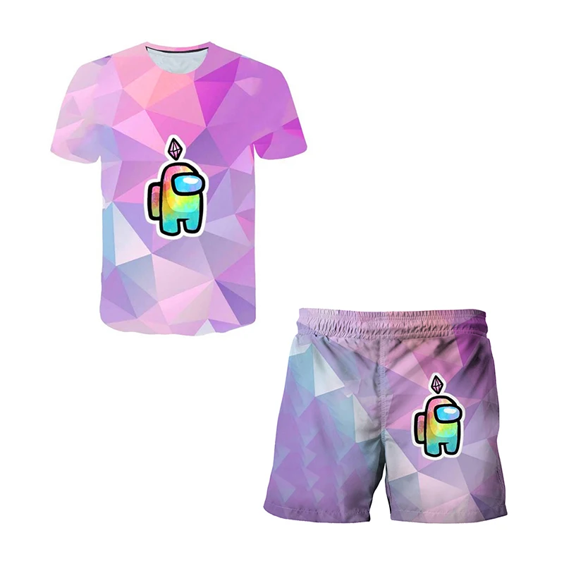 Summer New Baby Among US Clothes Sets Boys And Girl Cute Impostor Print Tops + Shorts 2pcs Children Cartoon Clothing Suits 4-14Y
Summer New Baby Among US Clothes Sets Boys And Girl Cute Impostor Print Tops + Shorts 2pcs Children Cartoon Clothing Suits 4-14Y