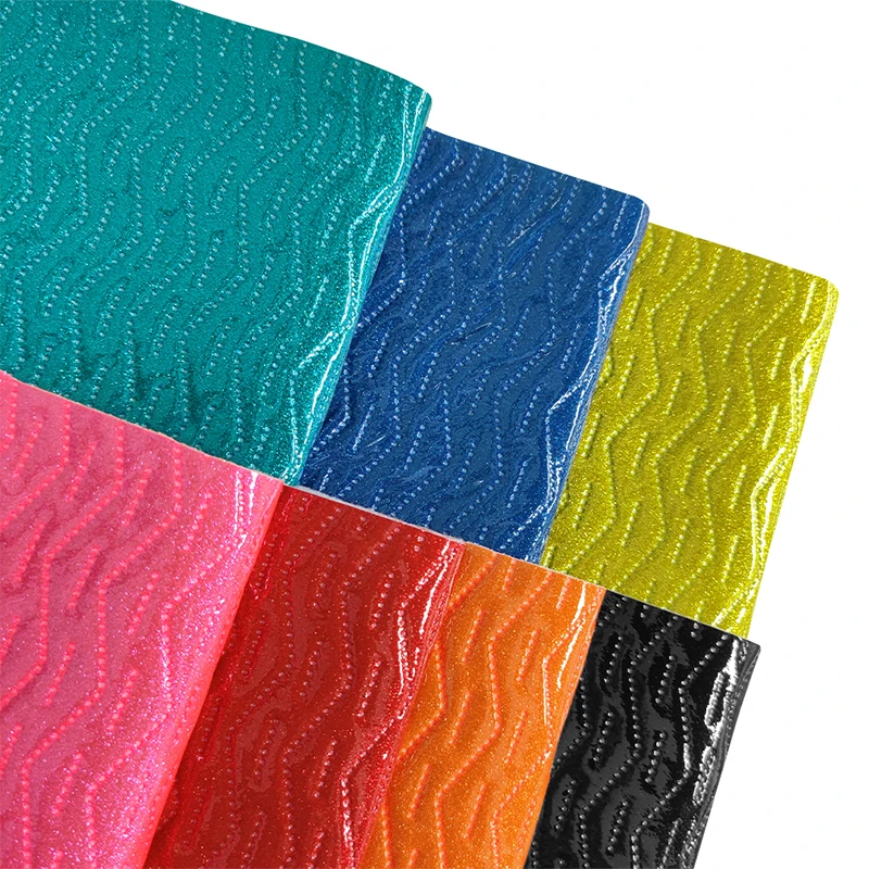 46x135cm Wave Embossing Crystal Glitter Fine Powder Smooth Glitter Artificial Leather Fabric for Making Clothes Boots Shoes
46x135cm Wave Embossing Crystal Glitter Fine Powder Smooth Glitter Artificial Leather Fabric for Making Clothes Boots Shoes