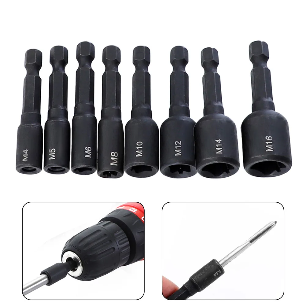 M6-M14 Screw Tap Socket Adapter Holder Extension Bar 1/4 Inch Hex Shank Screw Tap Driver Thread Tap Adapter Socket Wrenches
M6-M14 Screw Tap Socket Adapter Holder Extension Bar 1/4 Inch Hex Shank Screw Tap Driver Thread Tap Adapter Socket Wrenches