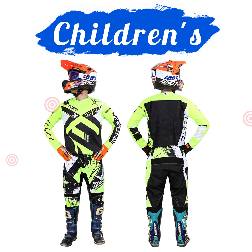 Motocross Jersey & Pant gear set for kids Youth MOTO children boy girl Bicycle Off-road Motorcycle MX racing suit Flexair
Motocross Jersey & Pant gear set for kids Youth MOTO children boy girl Bicycle Off-road Motorcycle MX racing suit Flexair