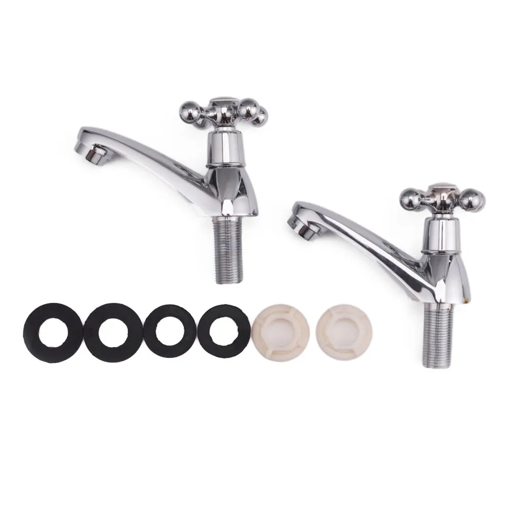 Bathroom Water Tap None Leak-proof Thread Polished Silver Stainless Steel 2PCS Alloy Cold Cross Head Lever None
Bathroom Water Tap None Leak-proof Thread Polished Silver Stainless Steel 2PCS Alloy Cold Cross Head Lever None