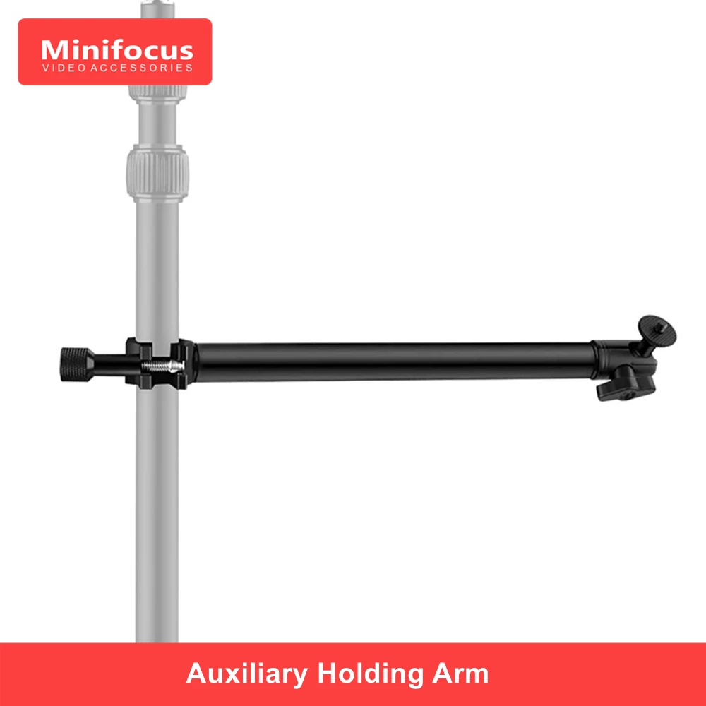 Flexible Auxiliary Holding Arm with 360° Ballhead for Small Camera/Gopro/Light/Webcam Mount, Suitable for 20mm-30mm Rod Pole
Flexible Auxiliary Holding Arm with 360° Ballhead for Small Camera/Gopro/Light/Webcam Mount, Suitable for 20mm-30mm Rod Pole