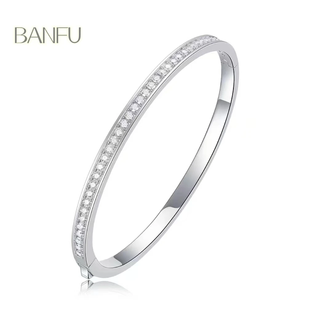 Moissanite GRA Certificated Hand Chain Bracelet Sterling Silver Luxury Accessories Woman Man Bride Jewelry For Wedding 
Moissanite GRA Certificated Hand Chain Bracelet Sterling Silver Luxury Accessories Woman Man Bride Jewelry For Wedding