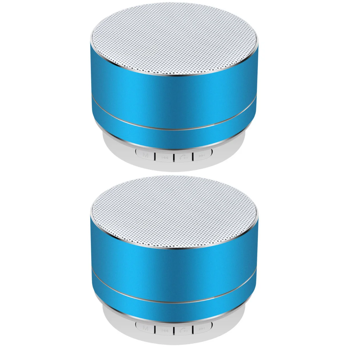 2pcs Aluminum Alloy Wireless Speakers Outdoor portable Mini Metal Speaker with LED Lights Support TF Radio (Blue)
2pcs Aluminum Alloy Wireless Speakers Outdoor portable Mini Metal Speaker with LED Lights Support TF Radio (Blue)