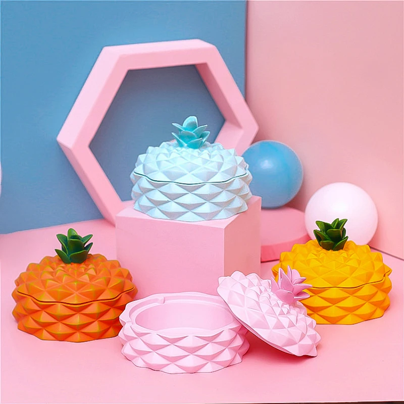 Cute Pineapple Cigarette Ashtrays With Lid, Living Room Smoking Ashtray Tray Holder Decoration Ornaments, Smoke Holder Ashtray
Cute Pineapple Cigarette Ashtrays With Lid, Living Room Smoking Ashtray Tray Holder Decoration Ornaments, Smoke Holder Ashtray