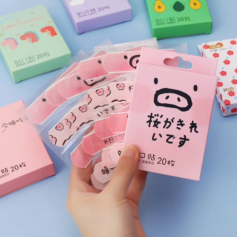 20pcs/box Kawaii Cartoon Band Aid Portable Wound Dressing Patch Medical Strips Plaster Adhesive Finger Adhesive Bandages
20pcs/box Kawaii Cartoon Band Aid Portable Wound Dressing Patch Medical Strips Plaster Adhesive Finger Adhesive Bandages
