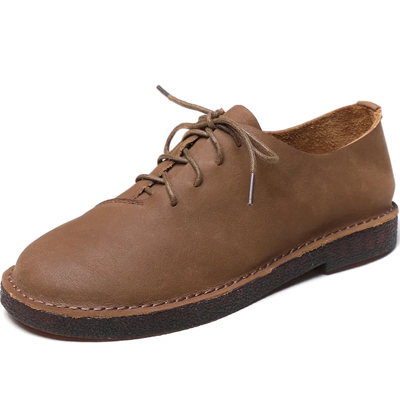Early autumn new hand custom-made original Sen's ancient genuine leather shoes,round head casual women's shoes
Early autumn new hand custom-made original Sen's ancient genuine leather shoes,round head casual women's shoes