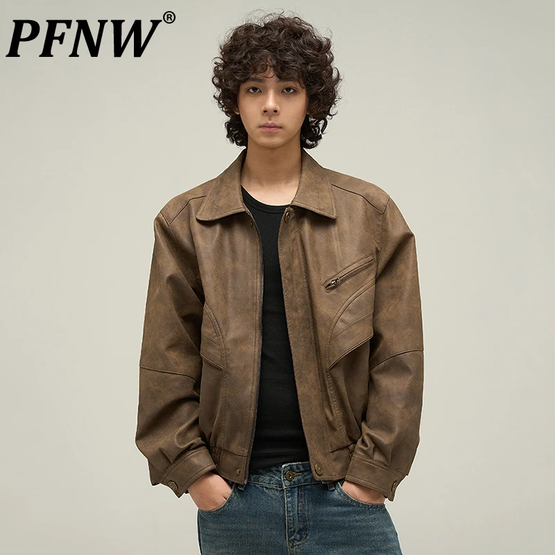 Винтажные Изношенные кожаные куртки PFNW, мужские пальто с наплечниками для разборки, топы для мотоциклов, зима 2023, Повседневная шикарная Новинка 28W1360
Винтажные Изношенные кожаные куртки PFNW, мужские пальто с наплечниками для разборки, топы для мотоциклов, зима 2023, Повседневная шикарная Новинка 28W1360