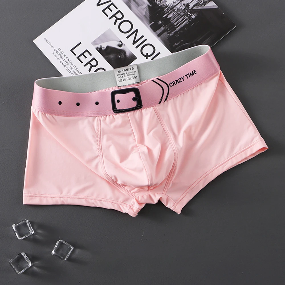 Mens Boxer Shorts Ice Silk Men Panties Seamless Sexy Underwear Man Underpants Panties Male Ultra-thin Breathable Briefs
Mens Boxer Shorts Ice Silk Men Panties Seamless Sexy Underwear Man Underpants Panties Male Ultra-thin Breathable Briefs