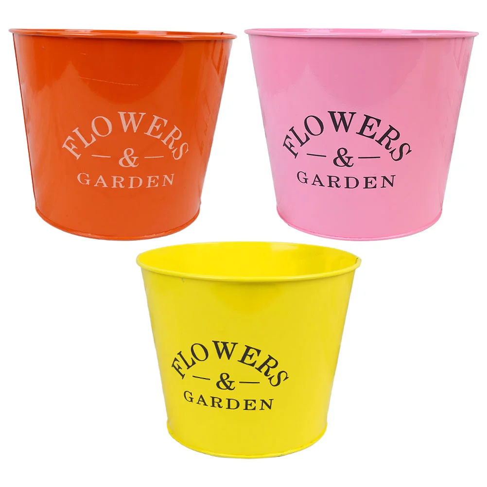 3pcs Container Rustic Flower Bucket Chic Flower Vase Planter Pot for Home Garden Flower Container
3pcs Container Rustic Flower Bucket Chic Flower Vase Planter Pot for Home Garden Flower Container