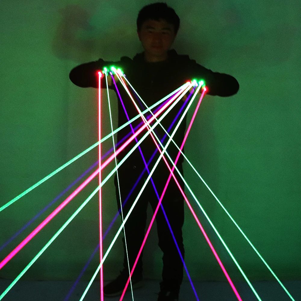 RGB Laser Gloves With 7 Laser 3pc Green 2PCS Red 2PCS Violet Blue LED Flash Finger Palm Light Dress Up LED Robot Suit
RGB Laser Gloves With 7 Laser 3pc Green 2PCS Red 2PCS Violet Blue LED Flash Finger Palm Light Dress Up LED Robot Suit