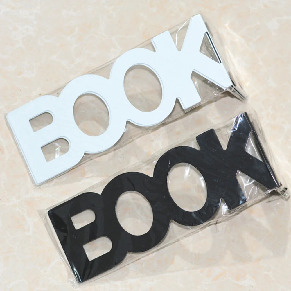 4Pcs Metal Bookends Letter Shaped Book Holders Book Ends Hollow Book Stands File Book Holders
4Pcs Metal Bookends Letter Shaped Book Holders Book Ends Hollow Book Stands File Book Holders