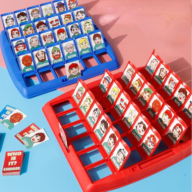 Guess Who I Am Game Double Toy Board Game Parent-child Interactive Game Children's Puzzle Reasoning Logical Thinking Training
Guess Who I Am Game Double Toy Board Game Parent-child Interactive Game Children's Puzzle Reasoning Logical Thinking Training