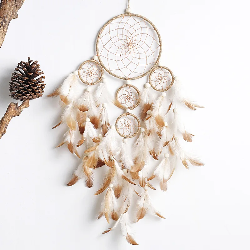 Fantasy Five Rings Dreamcatcher Art Home Craft Ornament Hanging Bedroom Handmade Feather Valentine's Day Gifts Dream Catcher
Fantasy Five Rings Dreamcatcher Art Home Craft Ornament Hanging Bedroom Handmade Feather Valentine's Day Gifts Dream Catcher