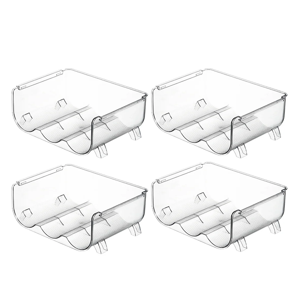 4 Pack Water Bottle Organizer, Storage Holder for Kitchen Organization, Fridge, Pantry, Cabinet, Cup Rack Shelf 
4 Pack Water Bottle Organizer, Storage Holder for Kitchen Organization, Fridge, Pantry, Cabinet, Cup Rack Shelf
