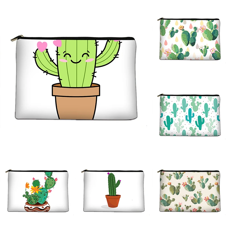 Cartoon Cactus Cosmetic Bag Canvas Toiletry Organizer Bag Bridesmaid Gift Travel Portable Tote
Cartoon Cactus Cosmetic Bag Canvas Toiletry Organizer Bag Bridesmaid Gift Travel Portable Tote