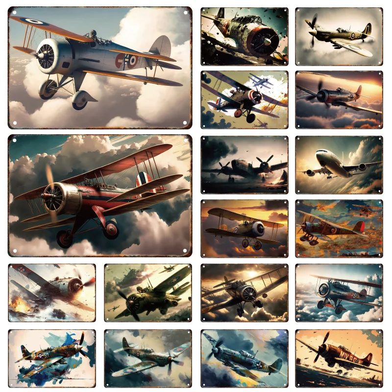 Fighter Metal Poster Signage Tin Painting Vintage War Aviation Aircraft Mural Home Living Room Club Modern Wall Art Decor Plaque
Fighter Metal Poster Signage Tin Painting Vintage War Aviation Aircraft Mural Home Living Room Club Modern Wall Art Decor Plaque