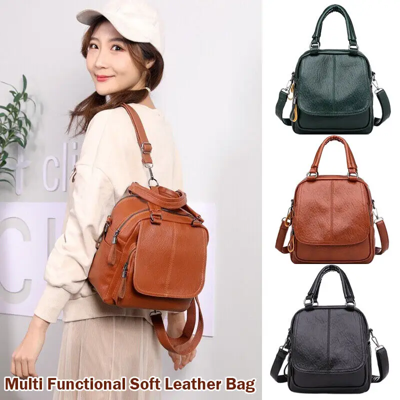 Shoulder Bag Female Korean Pu Leather Handbag Fashion Versatile Simple College Style Small Leisure Travel Backpacks For Women
Shoulder Bag Female Korean Pu Leather Handbag Fashion Versatile Simple College Style Small Leisure Travel Backpacks For Women