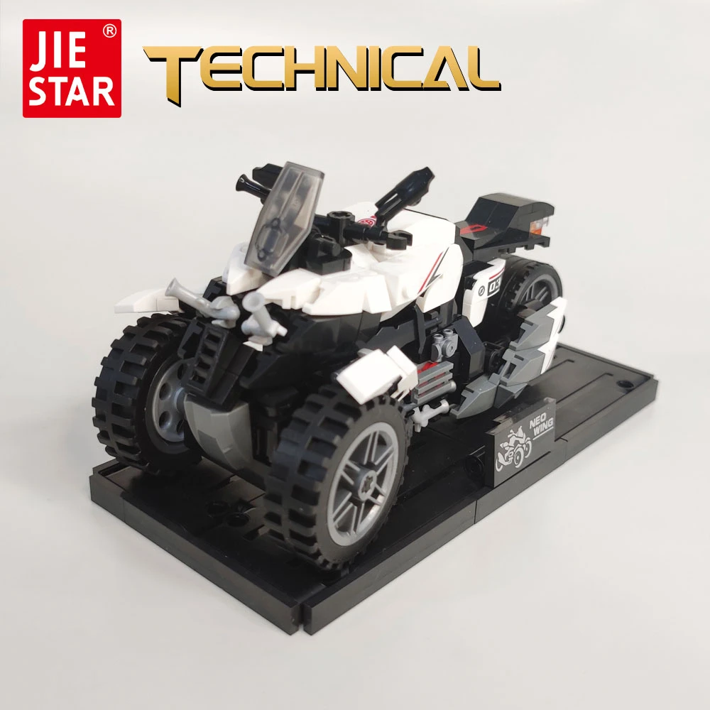 Высокотехнологичные гоночные мотоциклетные блоки Jiestar Moc Neowing Super Speed, техническая модель, строительные блоки, детские игрушки, подарки 92303, 346...
Высокотехнологичные гоночные мотоциклетные блоки Jiestar Moc Neowing Super Speed, техническая модель, строительные блоки, детские игрушки, подарки 92303, 346...