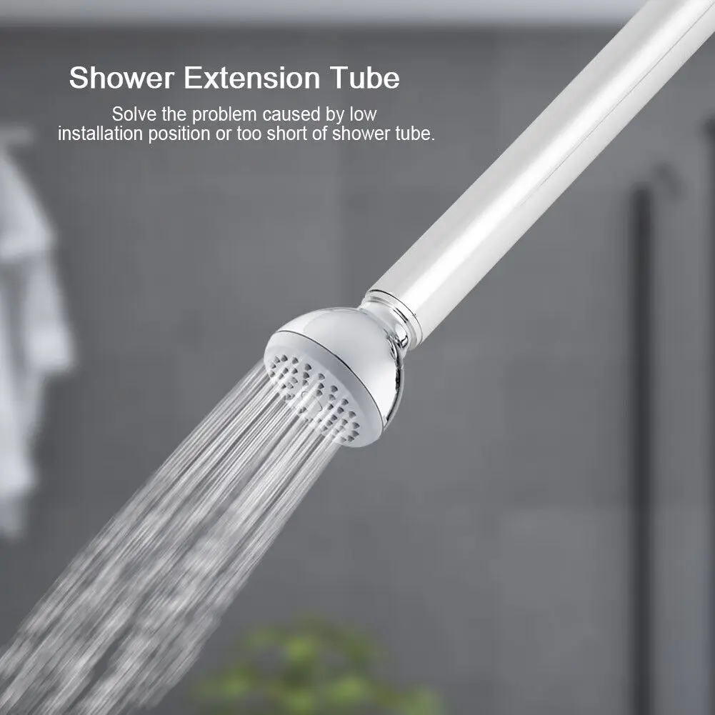 Shower Extension Tube G1/2 Copper Connectors Sturdy 304Stainless Steel Anti-rust Comfortable Extend Handheld Length
Shower Extension Tube G1/2 Copper Connectors Sturdy 304Stainless Steel Anti-rust Comfortable Extend Handheld Length