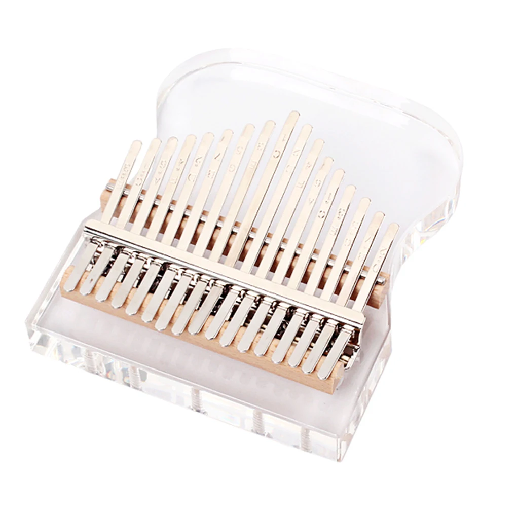 Acrylic Thumb Piano Better-resonance Musical Toys Transparent Mini Box Polished Surface Special-shaped 17 Keys Kalimba Kids
Acrylic Thumb Piano Better-resonance Musical Toys Transparent Mini Box Polished Surface Special-shaped 17 Keys Kalimba Kids