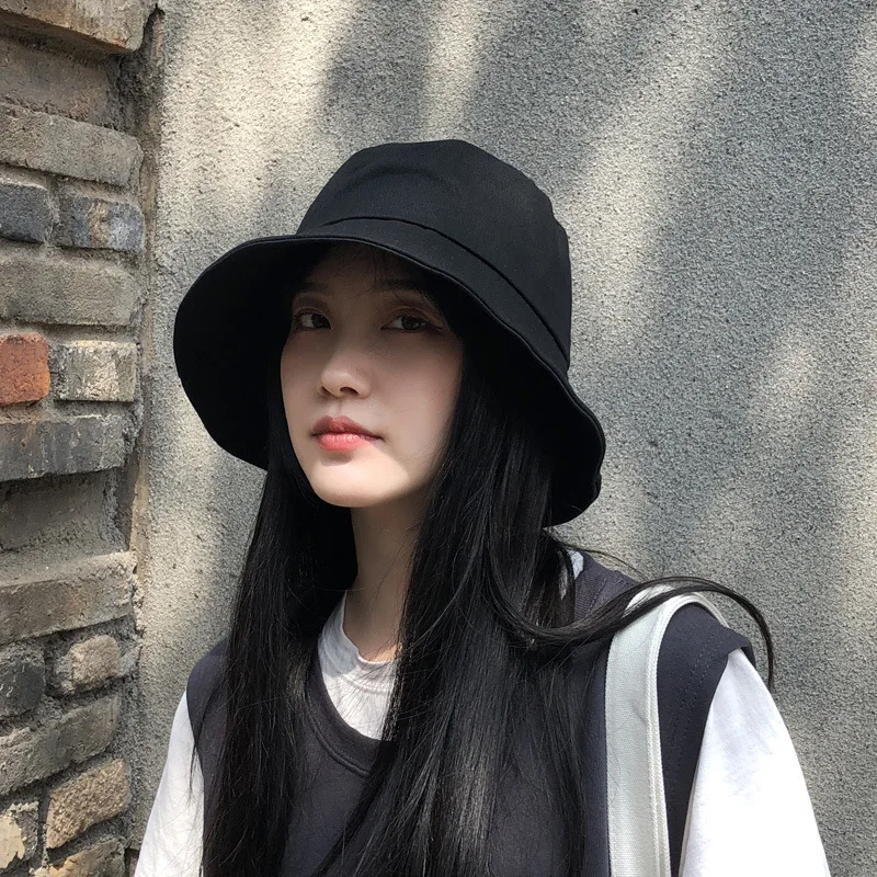 Spring Summer Soft Cotton Solid Color Sun Hats Black Foldable Bucket Hat Street Headwear Fisherman Outdoor Woman Caps
Spring Summer Soft Cotton Solid Color Sun Hats Black Foldable Bucket Hat Street Headwear Fisherman Outdoor Woman Caps
